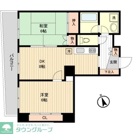 すずらん館の物件間取画像